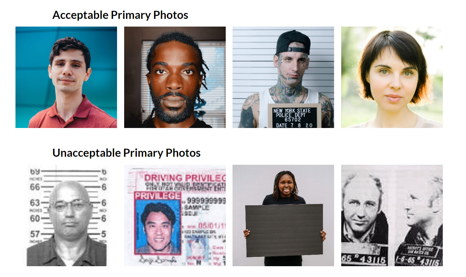 Primary Photo Requirements – ICAOS Support