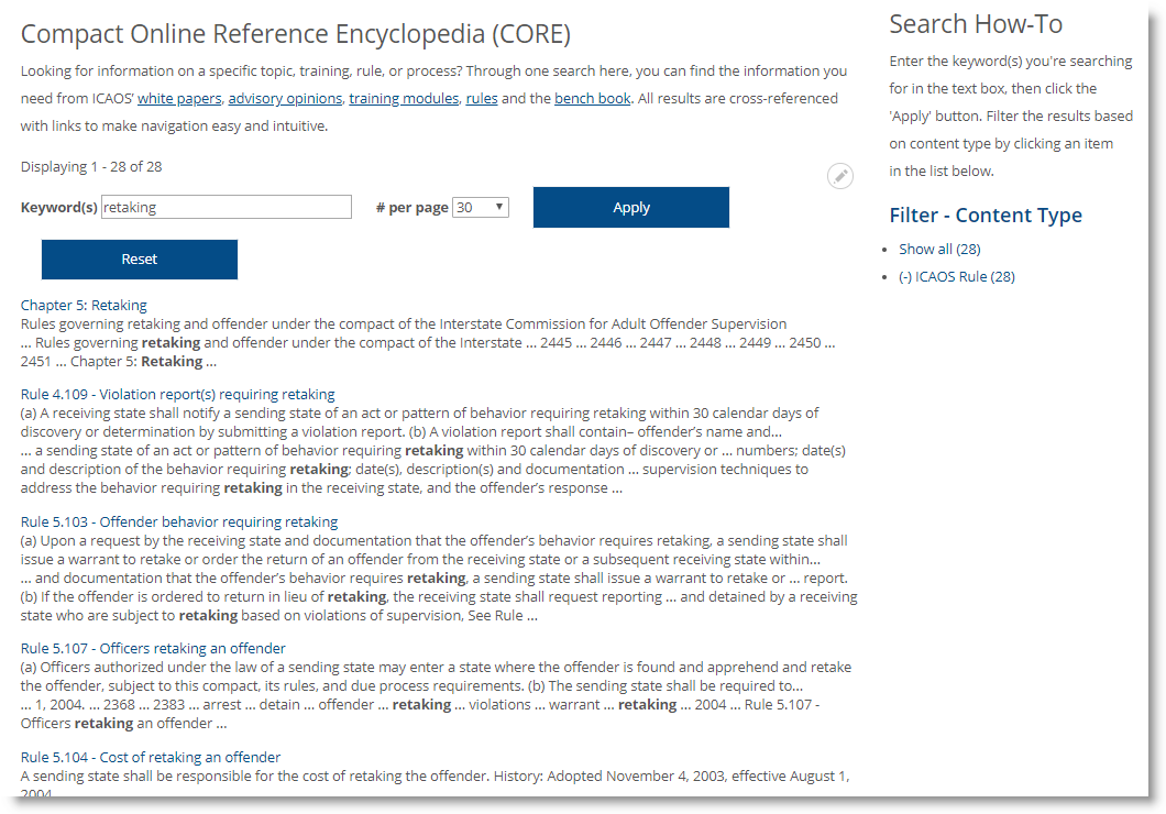 03_-_CORE_search_results_for_retaking_showing_ICAOS_Rules_only.png
